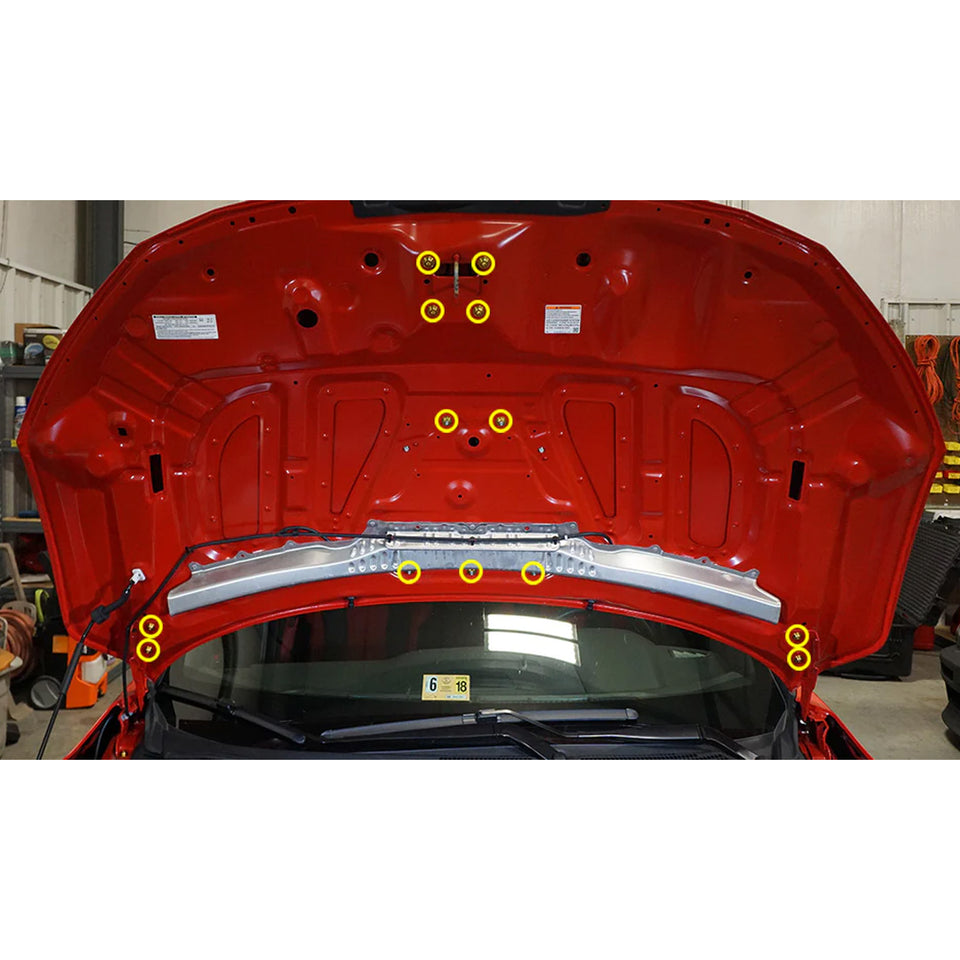 Dress Up Bolts Engine Bay Titanium Hardware Kit Honda Civic Type R