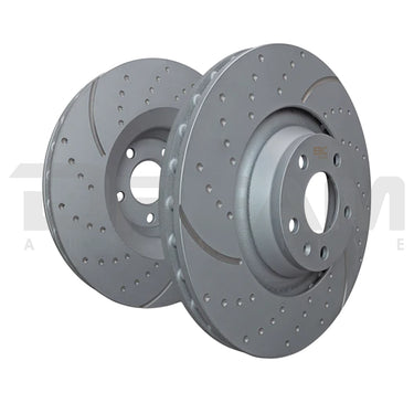 EBC Brakes | Rear Brake Disc Pair | Honda Civic Type R | FK2 2.0T K20C1 | 2015-2016