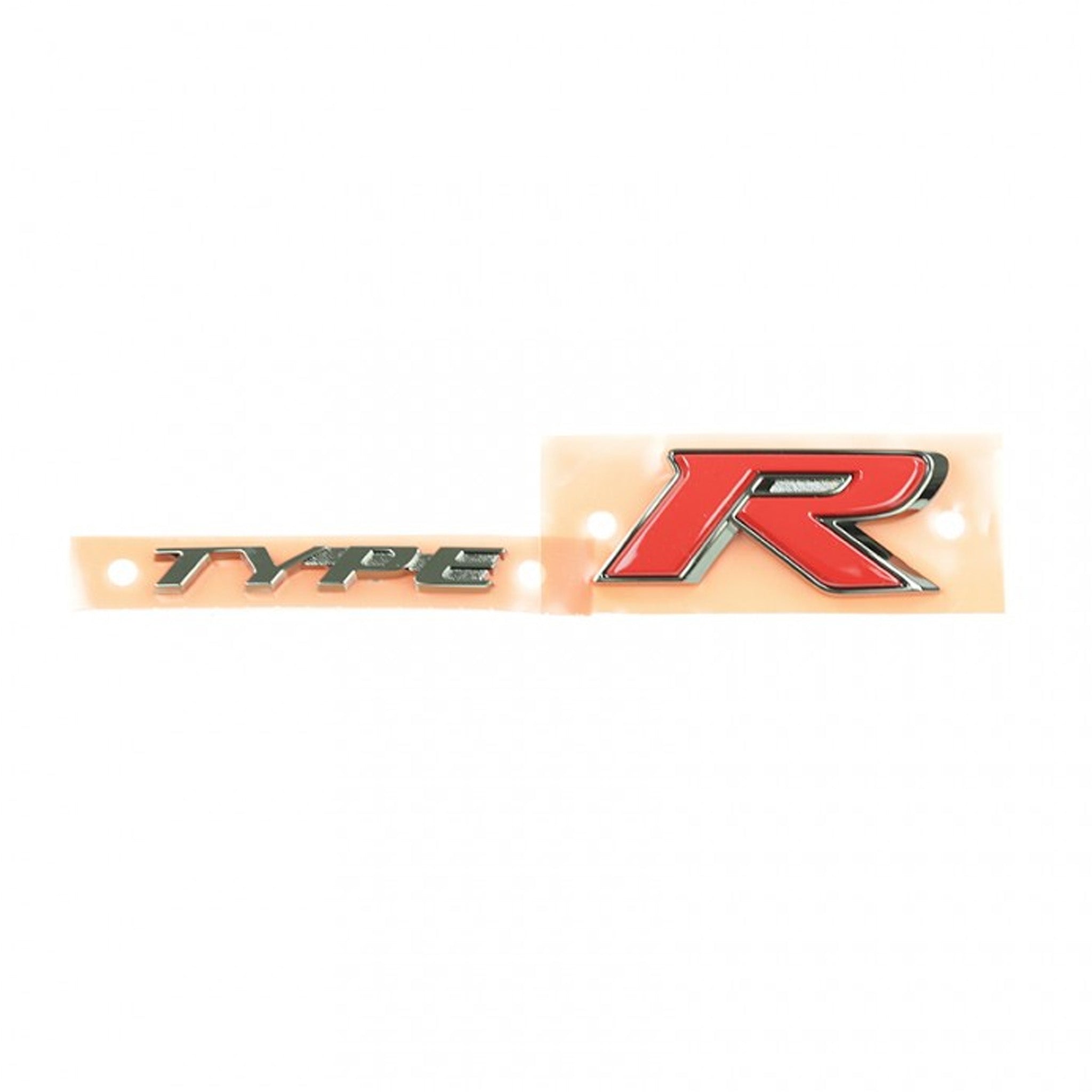 Carbon Fiber Honda Badge Emblem Civic FK8 Type R Red - Front Grill & Trunk Gloss Black