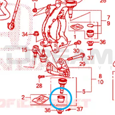 Genuine Honda | Front Lower Arm Boot Kit | Honda Civic Type R | FK8 2.0T K20C1 | 2017-2022