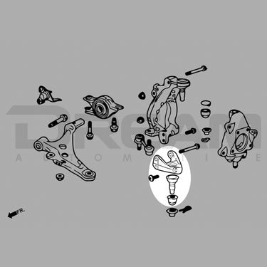 Hardrace | Front Roll Centre Adjuster | Honda Civic Type R | FK8/FL5 2.0T K20C1 | 2017+