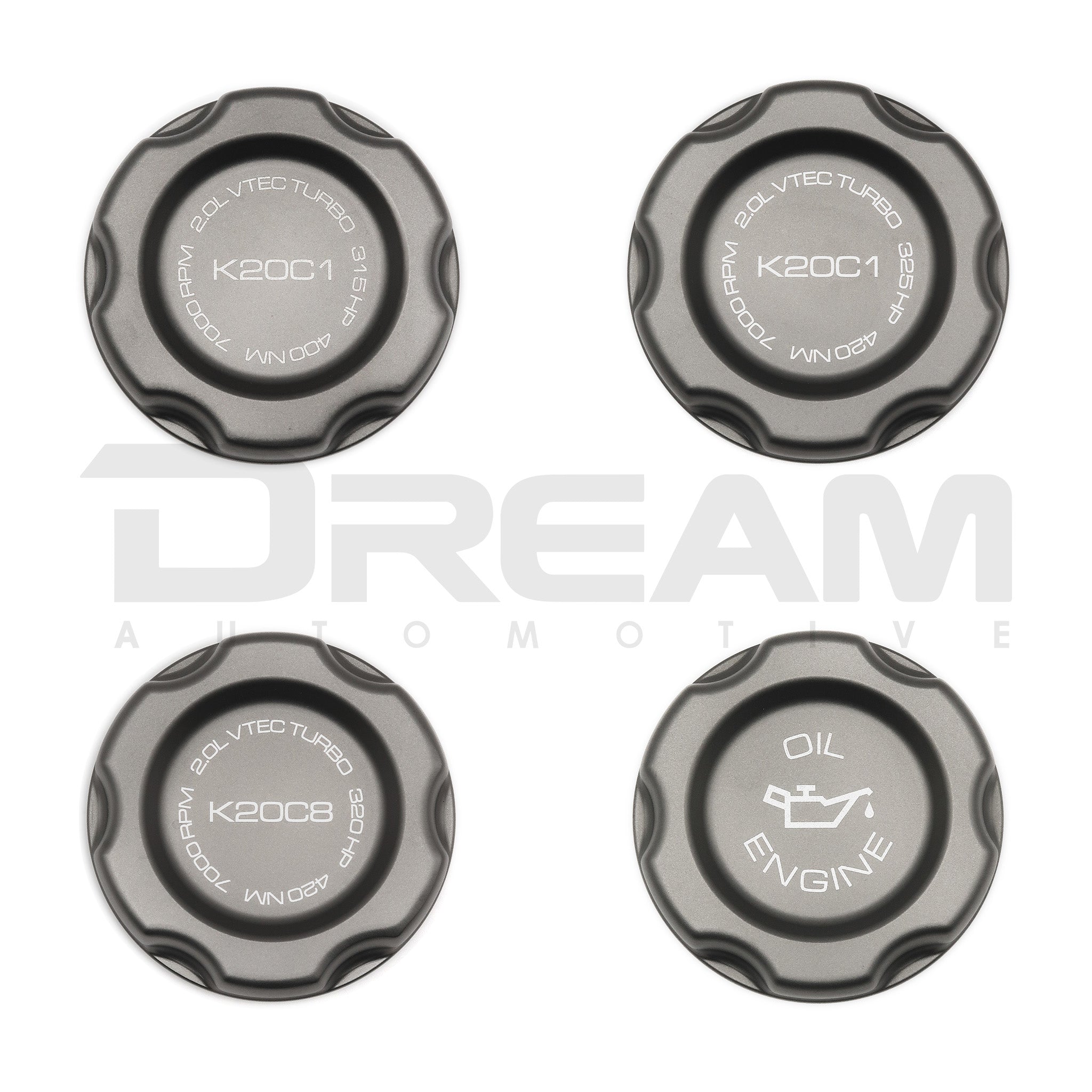 ALPLUS | Titanium Oil Filler Cap | Honda Civic Type R | 2.0T K20C1 | 2 ...