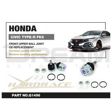 Hardrace | Front Upper Ball Joint | Honda Civic Type R | FK8 K20C1 2.0T | 2017-2021
