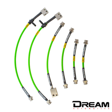 Dream Automotive Braided Brake Lines | Honda Civic Type R | FK2 2.0T K20C1 | 2015-2016