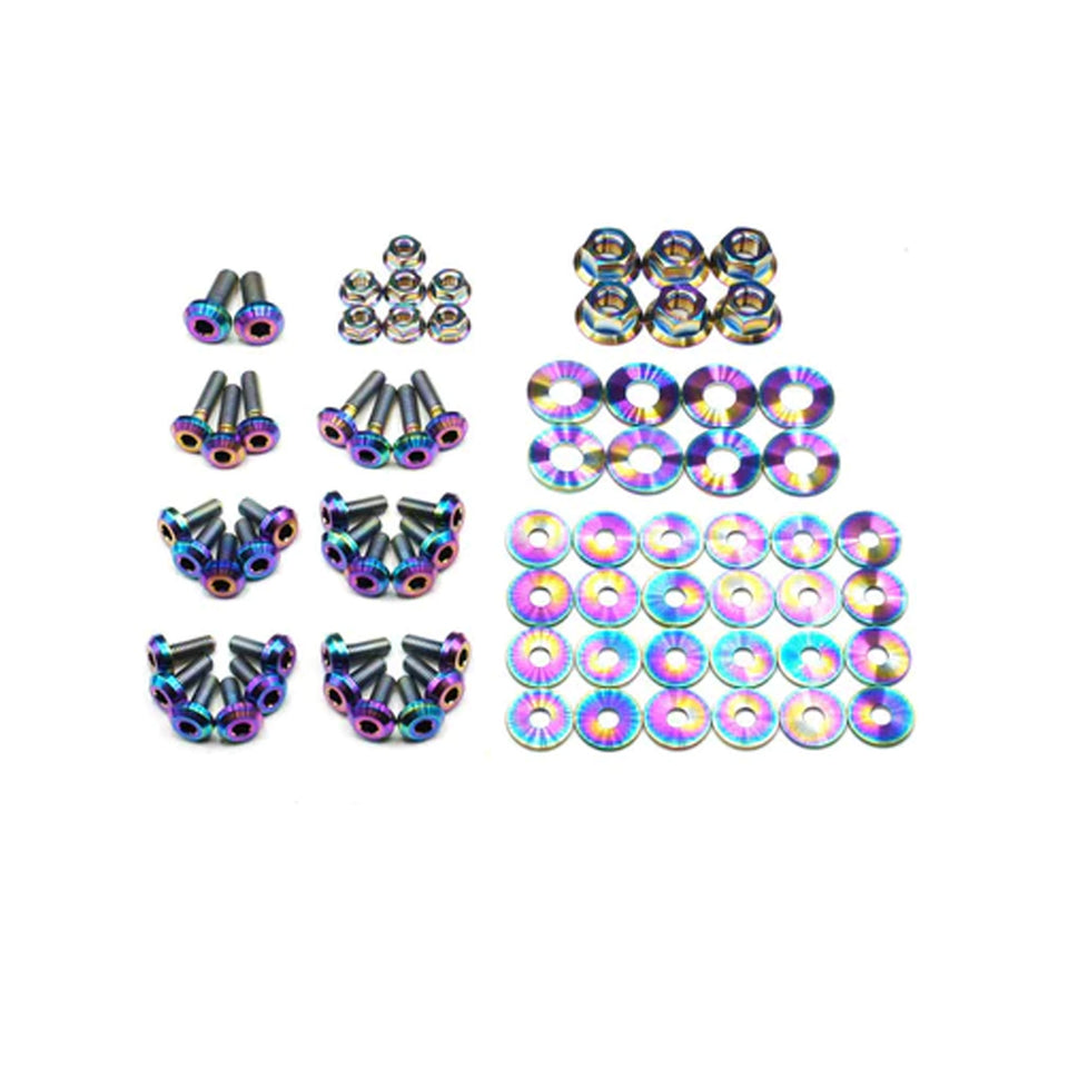 Dress Up Bolts Engine Bay Titanium Hardware Kit Honda Civic Type R