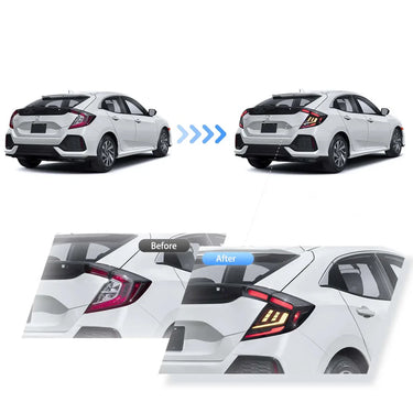 HiRev Sports | LED Tail Lights V5 | Honda Civic Type R | FK8 2.0T K20C1 | 2017-2021