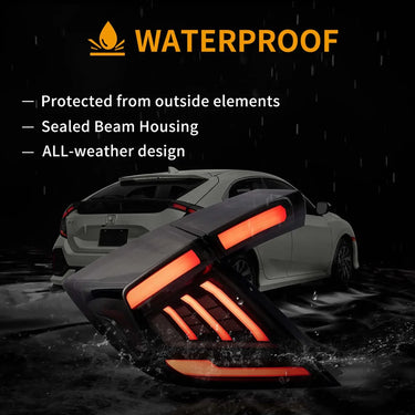 HiRev Sports | LED Tail Lights V5 | Honda Civic Type R | FK8 2.0T K20C1 | 2017-2021