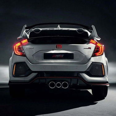 HiRev Sports | V2 Rear Bumper LED Reflectors | Honda Civic Type R | FK8 / FK2 2.0T K20C1 | 2017-2021