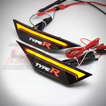 HiRev Sports | Type-R LED Front Side Markers / Indicators | Honda Civic Type R | FK8 2.0T K20C1 | 2017-2021