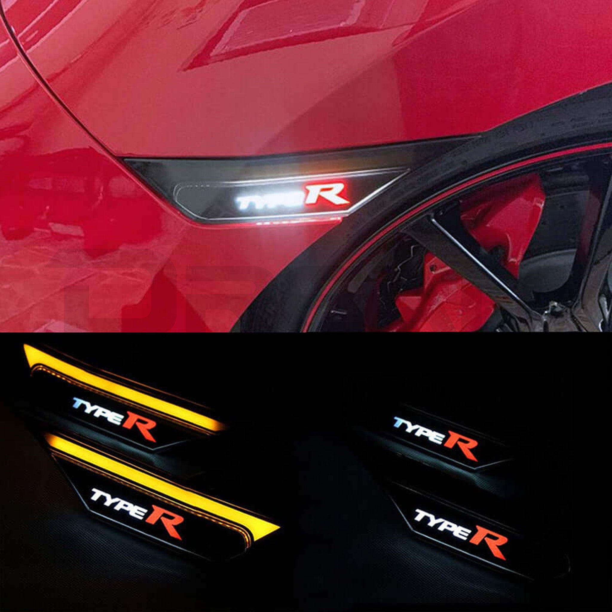 Type R Marker Panel HiRev Sports | Type-R LED Front Side Markers / Indicators | Honda Civi ...