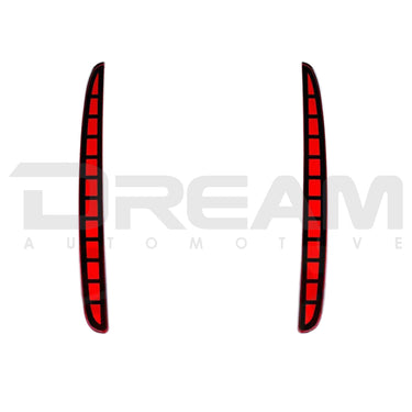 HiRev Sports | V2 Rear Bumper LED Reflectors | Honda Civic Type R | FK8 / FK2 2.0T K20C1 | 2017-2021