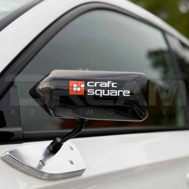 J's Racing | Touring Competition Craft Square Mirrors | Honda Civic Type R | FL5 2.0T K20C1 | 2023+