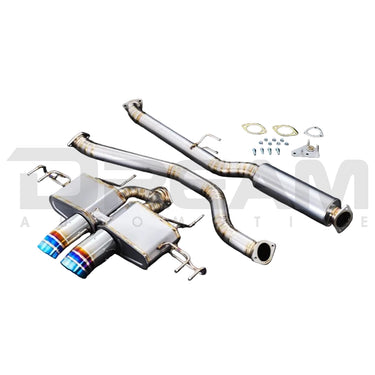 J's Racing | ZX Full Titanium Axle Back Exhaust System | Honda Civic Type R | FL5 2.0T K20C1 | 2023+