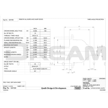 Quaife | ATB Limited Slip Differential (LSD) | Emira | V6 2022+
