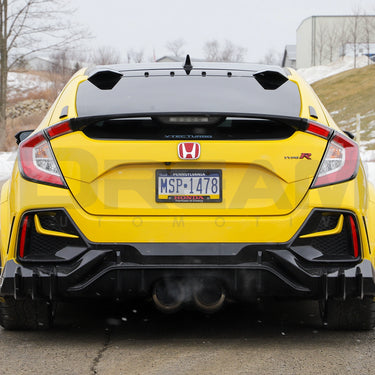 PRL Motorsports | Wing Delete Blanking Plate | Honda Civic Type R | FK8 2.0T K20C1 | 2017-2022