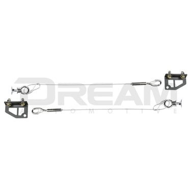 Racebred | Quick Release Splitter Brackets | Honda Civic Type R | FK8 2.0T K20C1 | 2017-2021