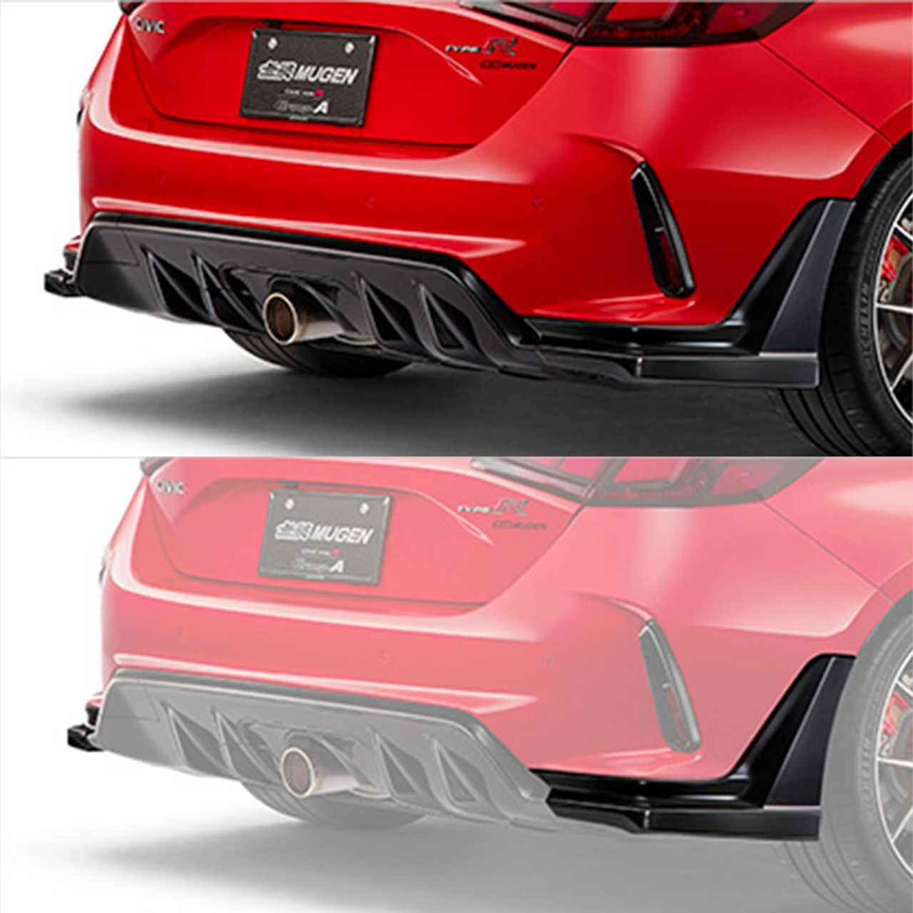 Mugen | Rear Under Spoiler | Honda Civic Type R | FL5 2.0T K20C1 | 2023 ...