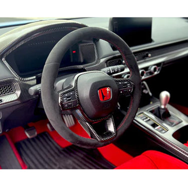 Axis | Carbon Fibre Steering Wheel Cover | Honda Civic Type R | FL5 2.0T K20C1 | 2023+