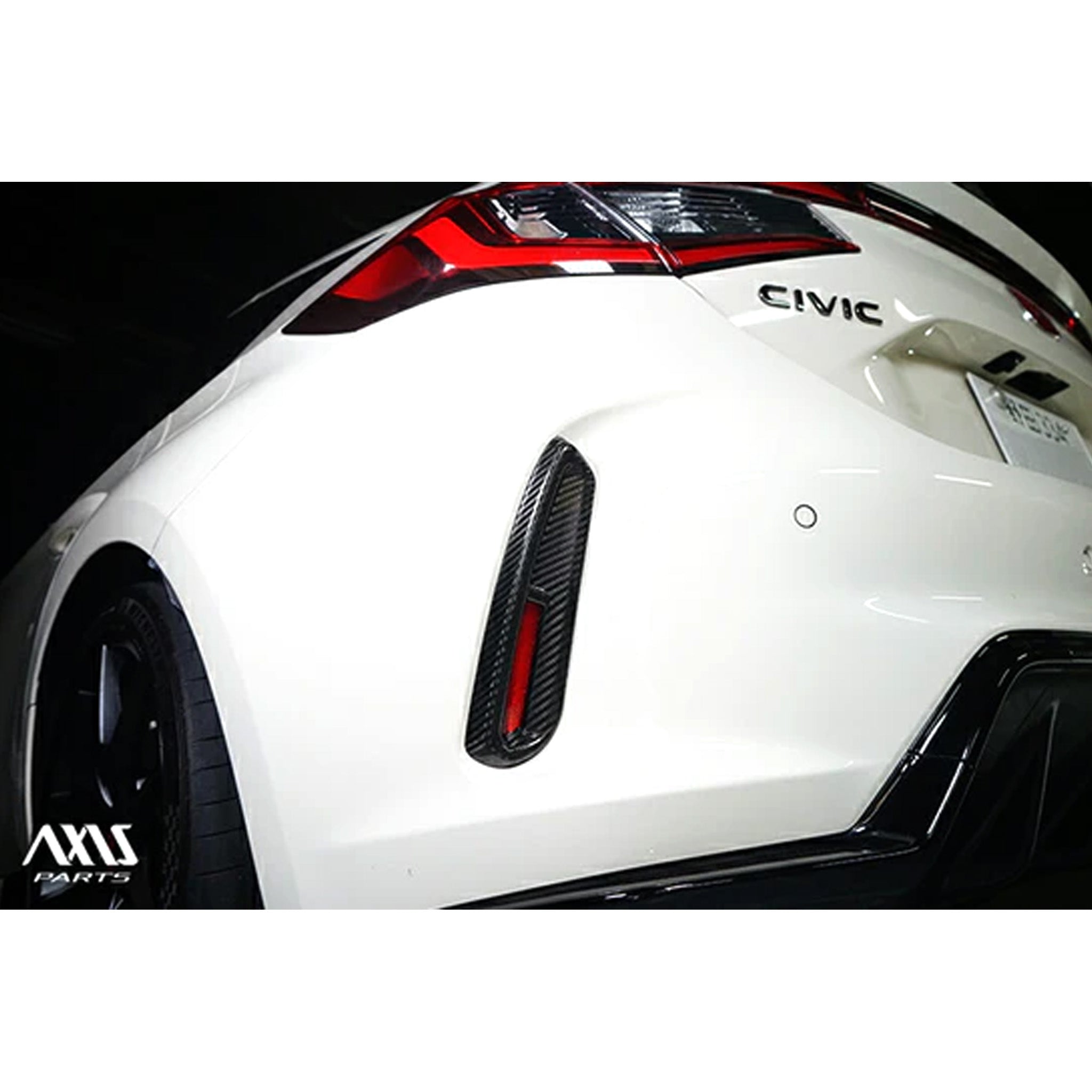 Reflecto Cvr Axis | Carbon Rear Reflector Cover | Honda Civic Type R | FL5 2.0T ...