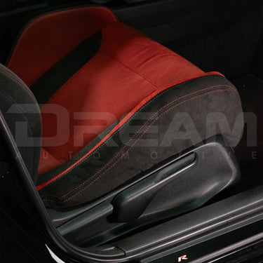 Dream Automotive | Tailored Front Lower Seat Side Bolsters Protector | Honda Civic Type R | FK8 2.0T K20C1 | 2017+