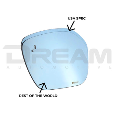 Spoon Sports | Blue Wide Door Mirror | Honda Civic Sport/Type R | FL5 2.0T K20C1 | 2023+