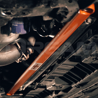 Swave & Summit | Front Lower Long 2-Point Tie Bar Brace | Honda Civic Type R | FL5 2.0T K20C1 | 2023+