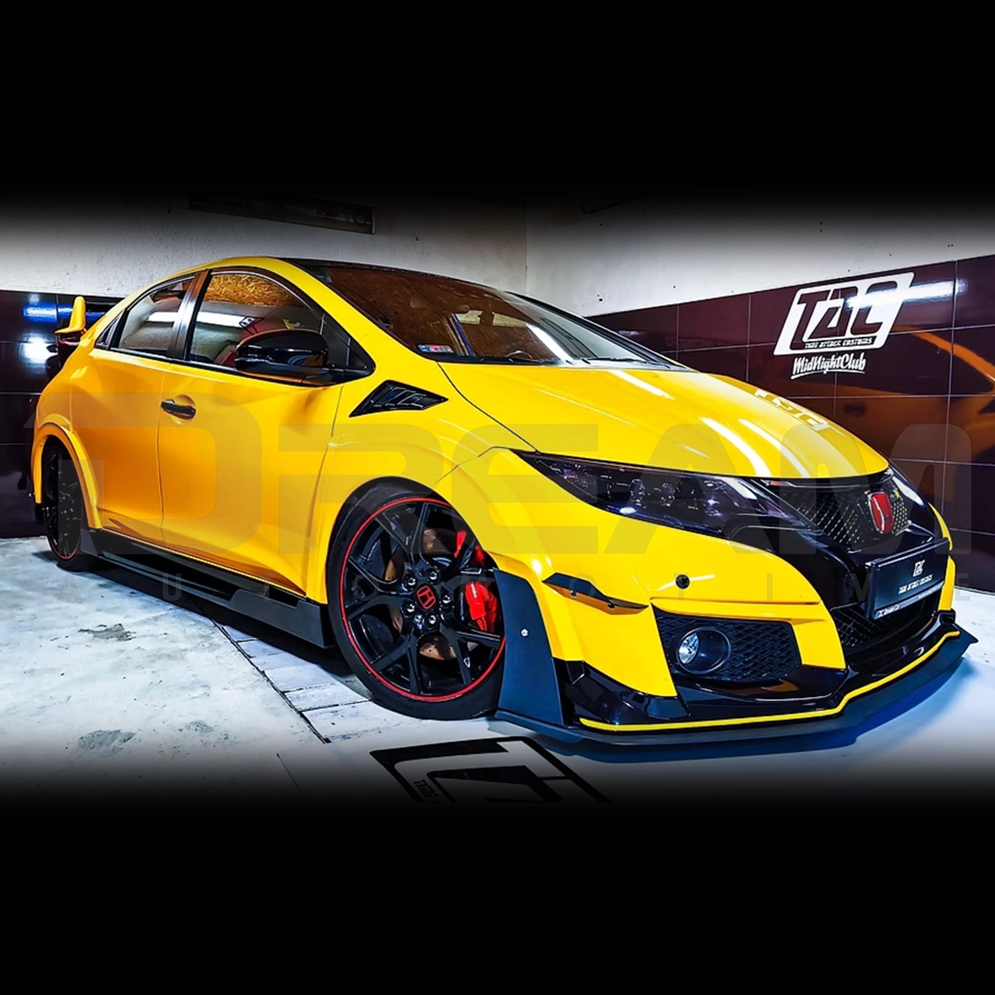 TeamRspeed | 400RR Full Splitter and Diffuser Kit | Honda Civic Type R ...