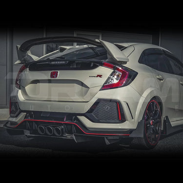 TeamRspeed | 500RR Full Splitter and Diffuser Kit | Honda Civic Type R | FK8 2.0T K20C1 | 2017-2022