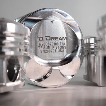 Traum Optimum Performance Forged Piston Set | Honda Civic Type R | FK2/FK8 2.0T K20C1 | 2015+