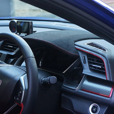 Axis | Ultra Suede Outer Gauge Cover | Honda Civic Type R | FK8 2.0T K20C1 | 2017-2021