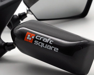 J's Racing | Touring Competition Craft Square Mirrors | Honda Civic Type R | FL5 2.0T K20C1 | 2023+