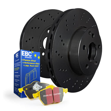 EBC Brakes | Front Disc & Yellowstuff Pad Kit | Honda Civic Type R | 2.0T K20C1 | 2015+