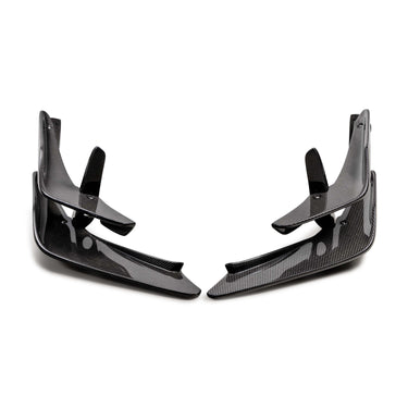 Seibon Carbon | Carbon Fiber Front Bumper Canards | Honda Civic Type R | FL5 2.0T K20C1 | 2023+