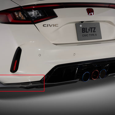 Blitz | Aero Speed R Rear Side Diffuser | Honda Civic Type R | FL5 2.0T K20C1 | 2023+