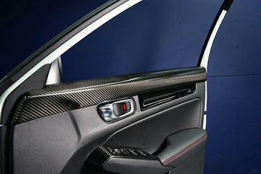 Axis | Front Carbon Fibre Door Trim Cover | Honda Civic Type R | FL5 2.0T K20C1 | 2023+
