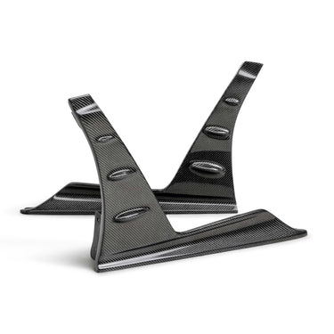 Seibon Carbon | MB-Style Carbon Fibre Front Side Skirt Extensions | Honda Civic Type R | FL5 2.0T K20C1 | 2023+