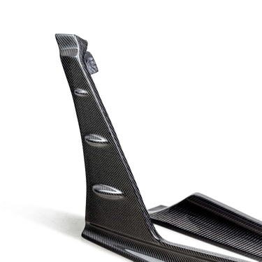 Seibon Carbon | MB-Style Carbon Fibre Front Side Skirt Extensions | Honda Civic Type R | FL5 2.0T K20C1 | 2023+
