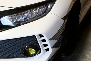 APR Performance Carbon Front Bumper Canards | Honda Civic Type R | FK8 2.0T K20C1 | 2017+