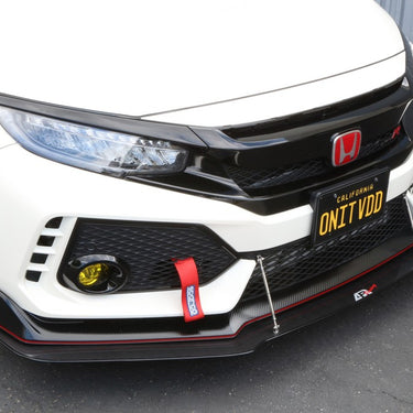 APR Performance Carbon Fibre Wind Splitter With Rods | Honda Civic Type R | FK8 2.0T K20C1 | 2017+