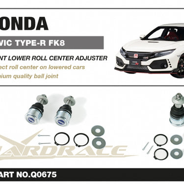Hardrace Front Roll Center Adjuster | Honda Civic Type R | FK8 2.0T K20C1 | 2017+