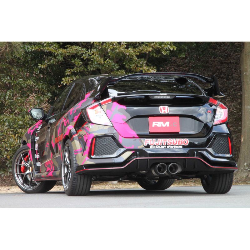 Fujitsubo Authorize RM+C Titanium Exhaust System | Honda Civic