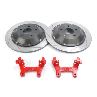 Paragon | Large 2-Piece Rear Disc Rotors Kit | Honda Civic Type R | FK8/FL5 K20C1 2.0T | 2017+