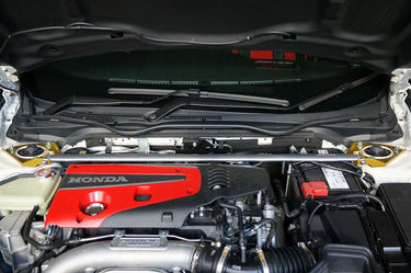 J's Racing Front Tower Bar | Honda Civic Type R | FK8 2.0T K20C1 | 2017+