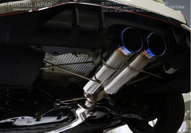J's Racing SUS Exhaust Plus Legal Dual Semi-Titanium 70RS | Honda Civic Type R | FK8 2.0T K20C1 | 2017+