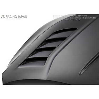 J's Racing Aero Bonnet Type-V FRP | Honda Civic Type R | FK8 2.0T K20C1 | 2017+