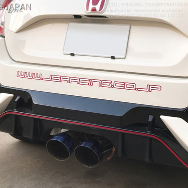 J's Racing SUS Exhaust Plus Dual Semi-Titanium 70RR Exhaust System | Honda Civic Type R | FK8 2.0T K20C1 | 2017+