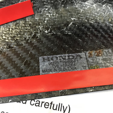 Genuine Honda Carbon Fibre Console Decoration | Honda Civic Type R | FK2 2.0T K20C1 | 2015-2016 | LHD Only
