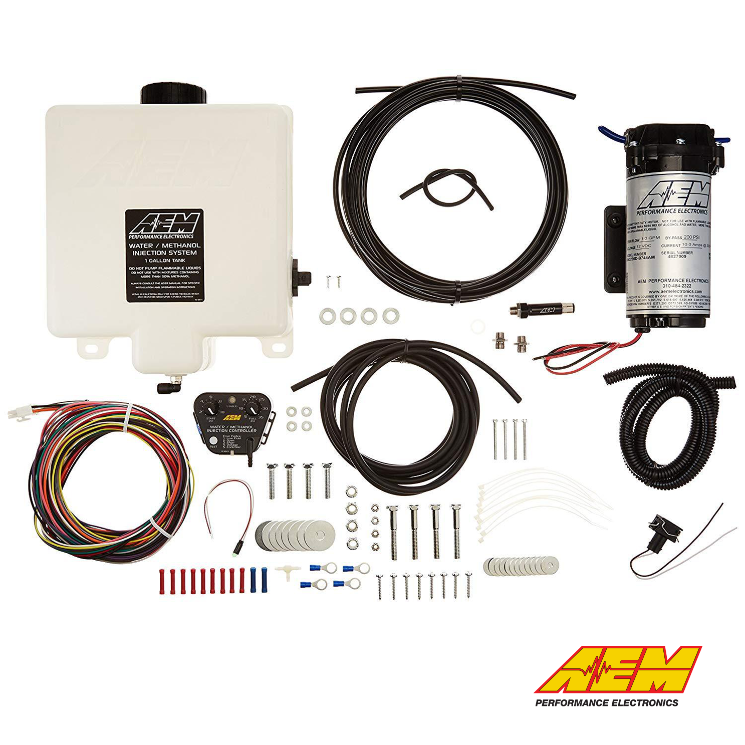 AEM Electronics V2 Water/Methanol Injection Kit | Single Input Interna ...