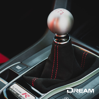 Dream Automotive Alcantara Suede Gear Gaiter | Honda Civic 10th Generation | FK4 | FK7 | FK8 | 2016+