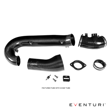 Eventuri Carbon Fibre Turbo Tube | Honda Civic Type R | FK8 2.0T K20C1 | 2017+